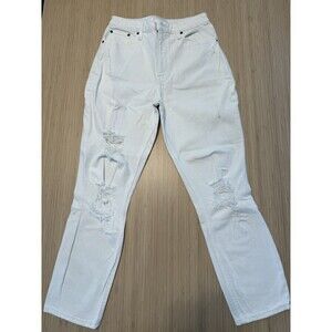 Abercrombie & Fitch Women's High Rise Jeans - White